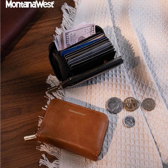 Montana West Black Card Holder - Picture 4 of 7